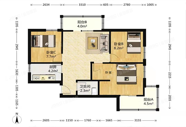 朝阳区 安慧里三区3号楼17层1706（安慧里三区）