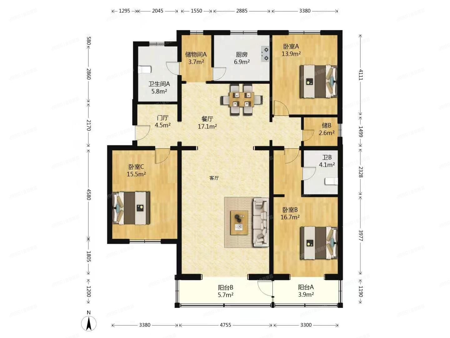 昌平区-北七家 温泉花园A区6号楼4层1单元141（温泉花园A区）