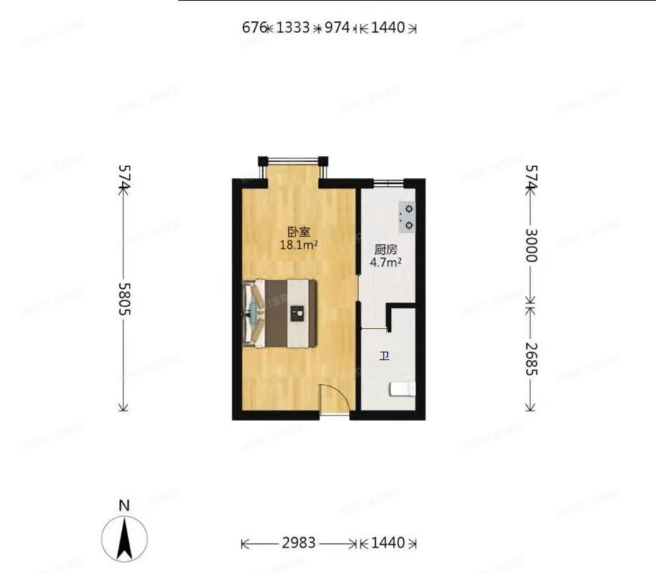 海淀区 安宁佳园7号楼16层1单元1806（安宁佳园）