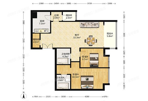 朝阳区 农展馆南路9号院2号楼12层1503号（博雅园）