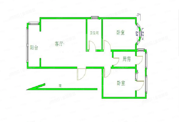 房山区-窦店镇 汇丰街3号院2号楼1单元1002（世界名园）