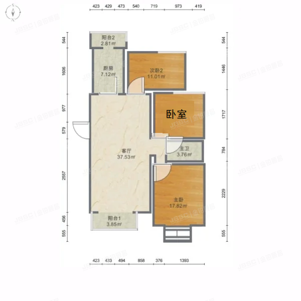 房山区-窦店镇 汇丰街3号院4号楼2单元601（世界名园）