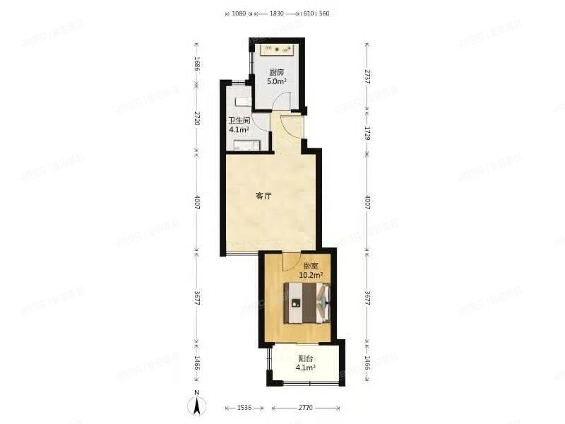 丰台区 草桥欣园四区3号楼8层4-802（草桥欣园四区）