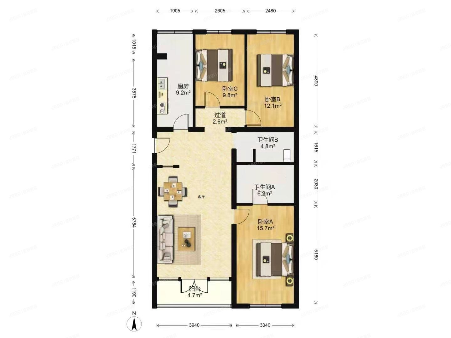 昌平区-北七家 天通东苑三区49号楼4层22单元1号（天通东苑三区）