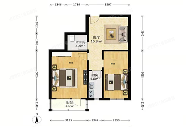东城区 建国门北大街3号楼5层504号（日化家属院）