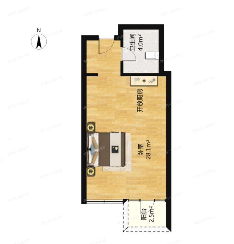 东城区 东中街40号1号楼5层512号（元嘉国际公寓）