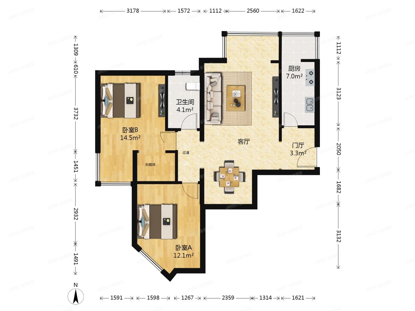 通州区 通胡大街1号5号楼8层265单元802号（武夷花园月季园）