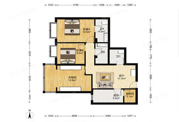 丰台区 南三环东路27号5号楼5层502（芳群公寓）