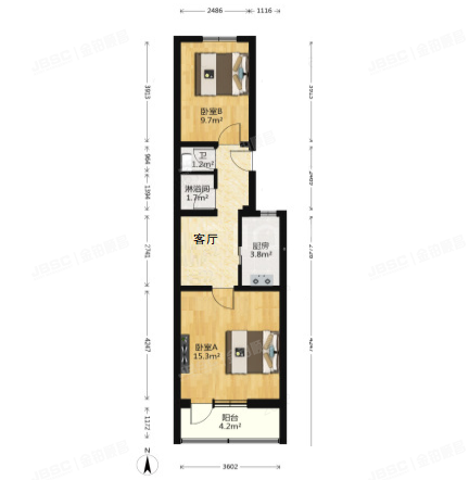 朝阳区 太平庄南里8号楼3层4门432（幸福一村社区）