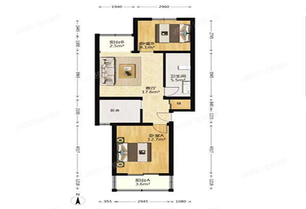 海淀区 远大园六区4号楼2层A7单元201（世纪城）