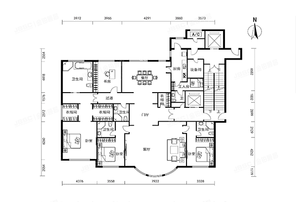 朝阳区 华章东路1号院5号楼3层2单元302（泛海世家西府）