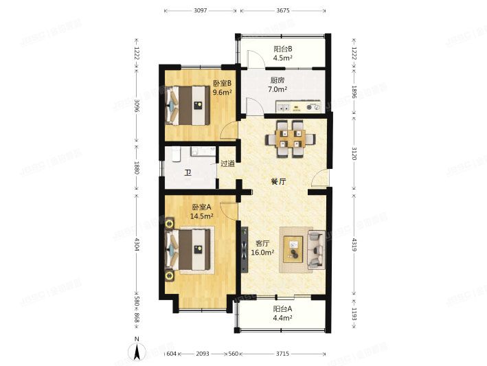 通州区 新海北里29号楼2层1单元202（新海北里南区）