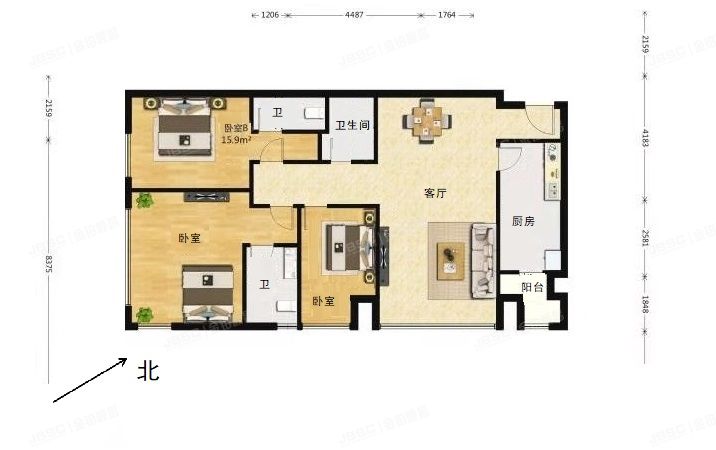 经济技术开发区 文化园西路6号院26号楼8层806室（林肯公园B区）