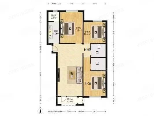顺义区 禾贵街2号院3号楼2层3单元201号（香醍溪岸南区）