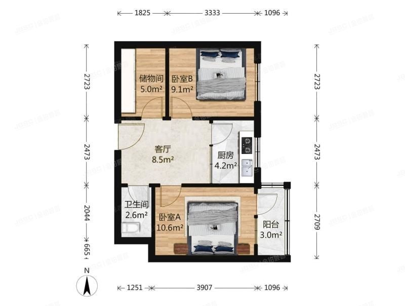 昌平区 东小口镇北郊肿瘤医院宿舍6号楼6层1单元602（肿瘤医院宿舍）