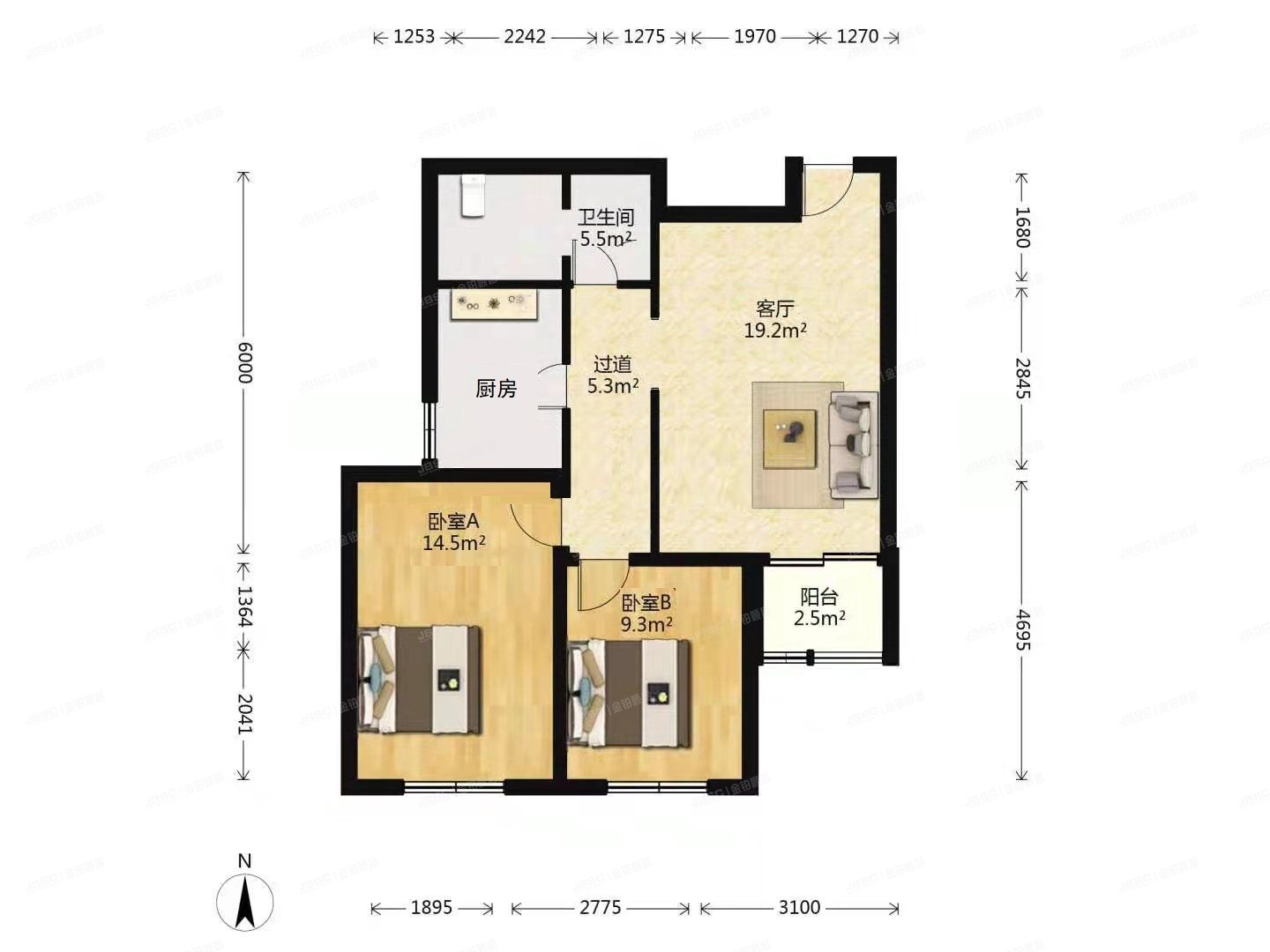 朝阳区 芍药居北里317号楼3-3-303（芍药居北里）