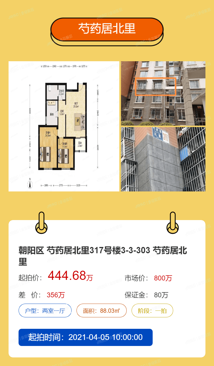 3.8女神节愿您一直美下去，本周法拍房源重点推荐！