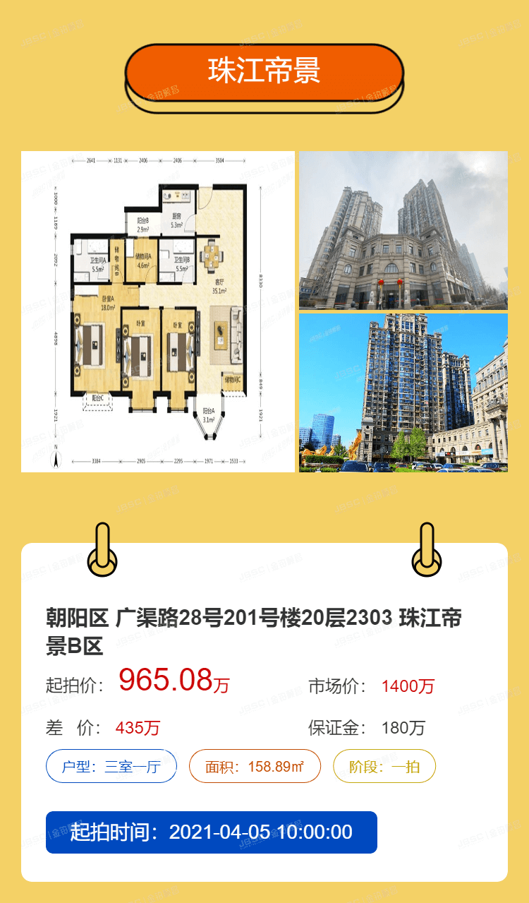 3.8女神节愿您一直美下去，本周法拍房源重点推荐！