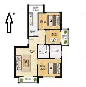 朝阳区 西大望路63号院4号楼16层1单元1901（东方雅苑）