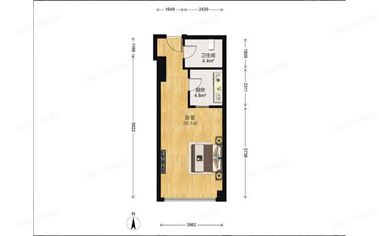 朝阳区 百子湾路32号院2号楼12层1座1517（苹果社区北区）