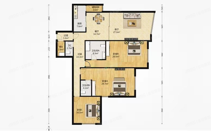 东城区 东直门外小街甲2号A座2301+车位（正东国际）