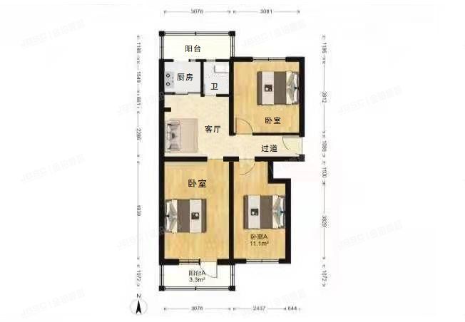 海淀区 厂洼小区15-1-601室（厂洼小区）