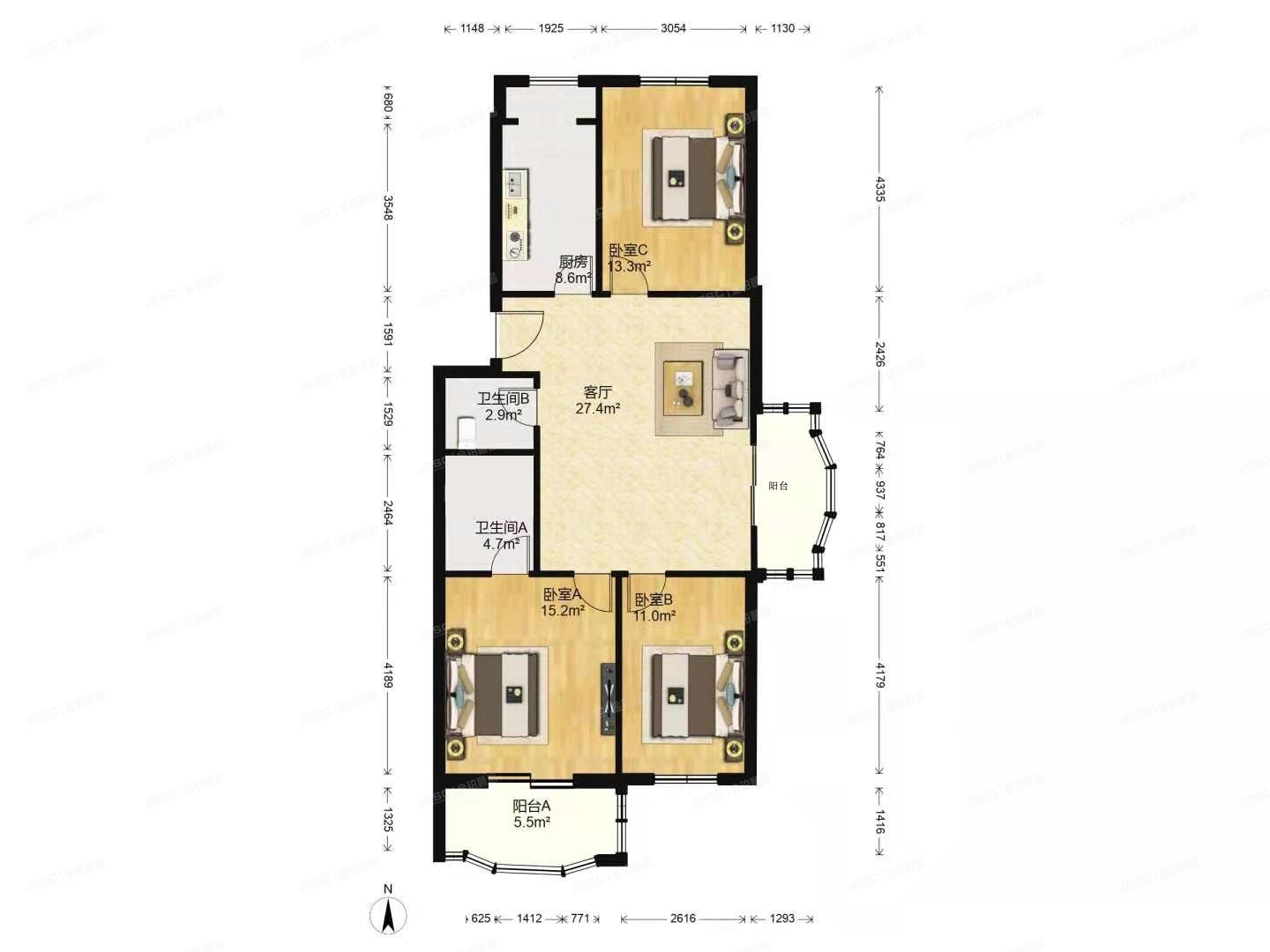 朝阳区 双惠苑13号楼1门201室（双惠苑北区）