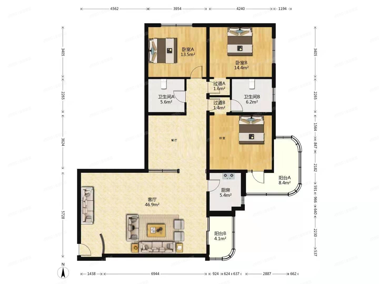 海淀区 北洼路4号华澳中心3号楼6B（华澳中心）