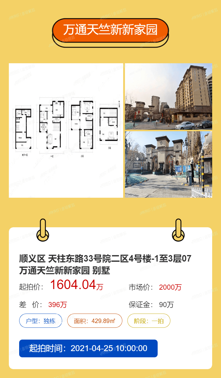 北京法拍热门房源重点推荐