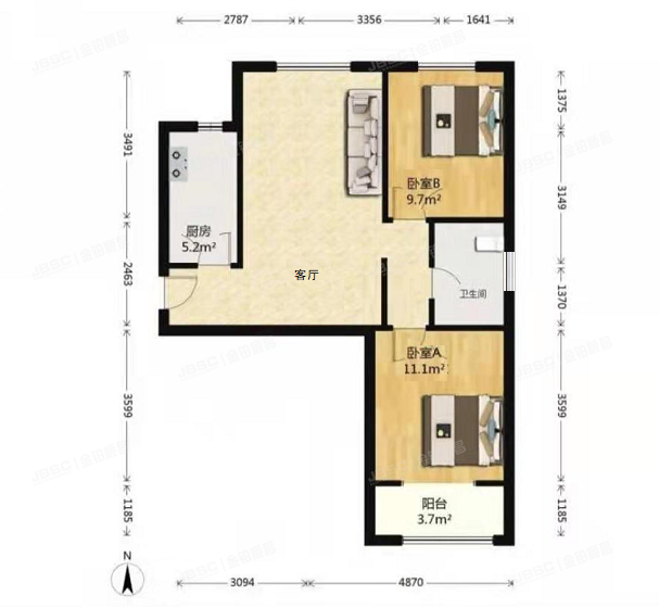 房山区-长阳 康泽路10号院21号楼18层1801号（康泽佳苑南区）经适房