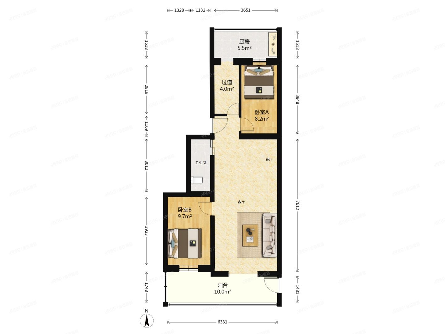顺义区 西辛南区52号楼4层二单元401（西辛南区）