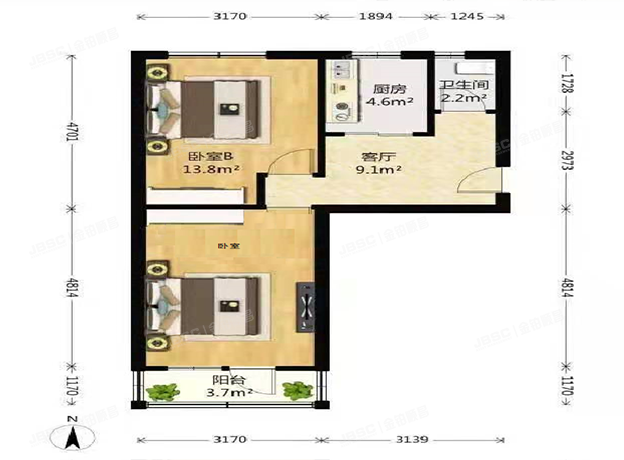 海淀区 王庄路27号院2号楼3层6门301号（王庄路27号院）