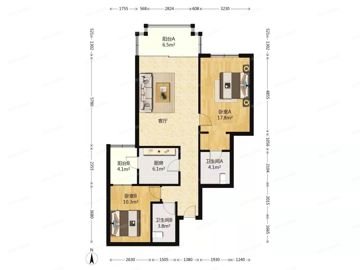 海淀区 紫竹院路88号A座6层705（紫竹花园）