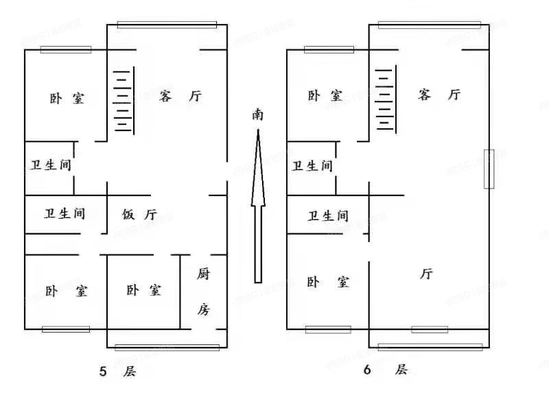 密云区 新南路78号楼5至6层1单元502（檀城东区）复式