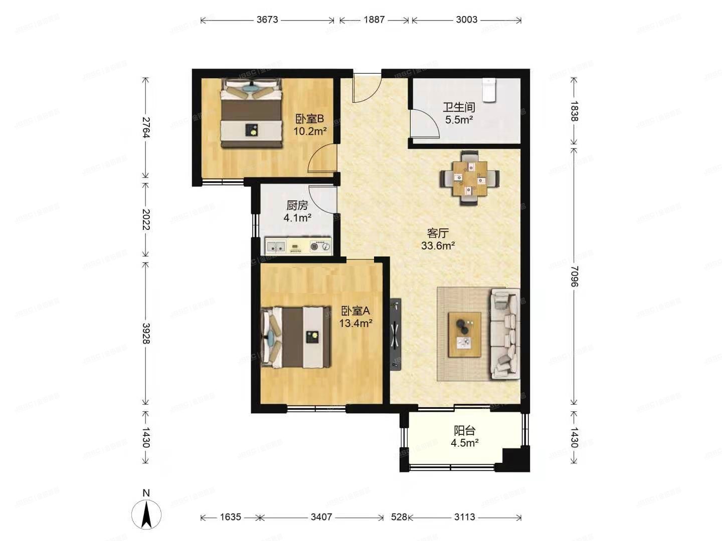丰台区 新发地-锦程园18号楼4层2单元402号（天伦锦城）