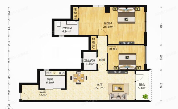 东城区 建国门内大街18号19层公寓1910号（汇豪阁公寓）公寓