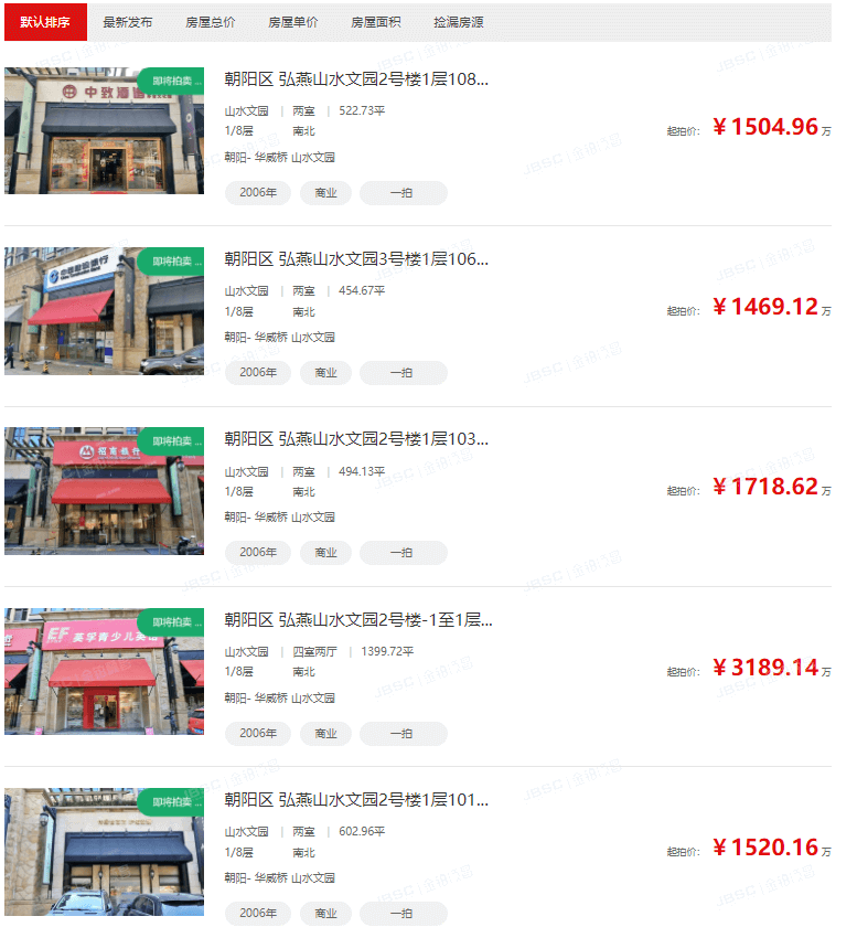 降价千万！一铺养三代！山水文园底商法拍房近日起拍！