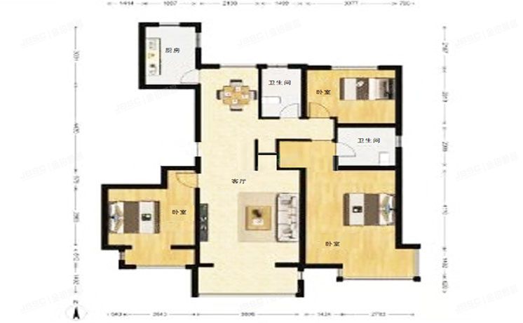 房山区 怡和北路1号院5号楼14层1401（首开熙悦山澜庭）