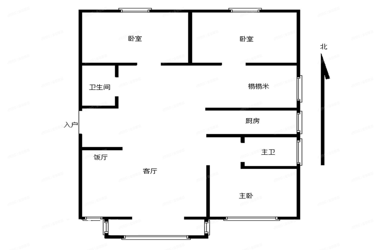 怀柔区 滨湖小区56号楼9层1单元901（新贤家园）