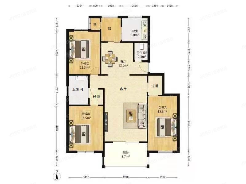 大兴区-旧宫镇 育龙家园1号楼5层3-501