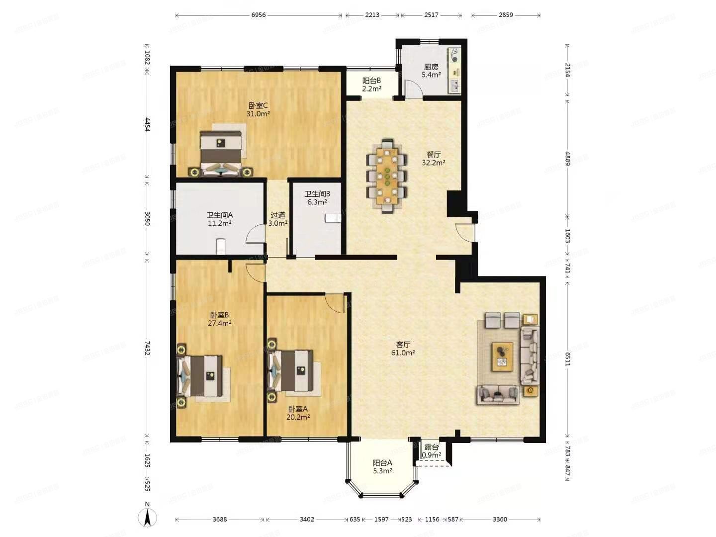 海淀区 远大园五区2号楼8层1单元9A（远大园五区）
