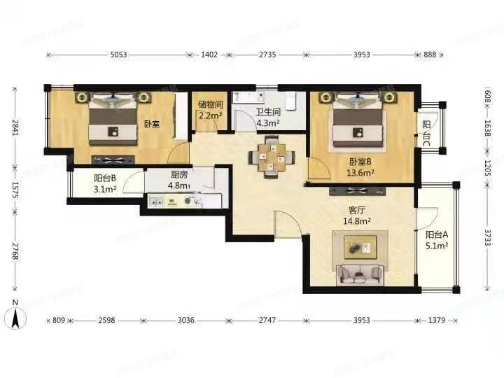 朝阳区 延静里中街甲18号6号楼2单元603号（华业玫瑰东方）