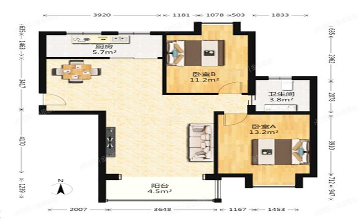 通州区 杨庄南里甲65号楼8层1单元801（世纪星城）