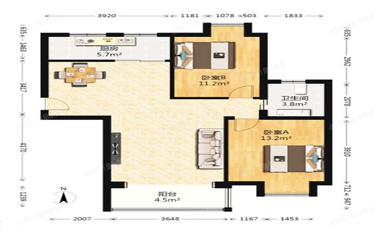 通州区 杨庄南里甲65号楼6层3单元601（世纪星城）