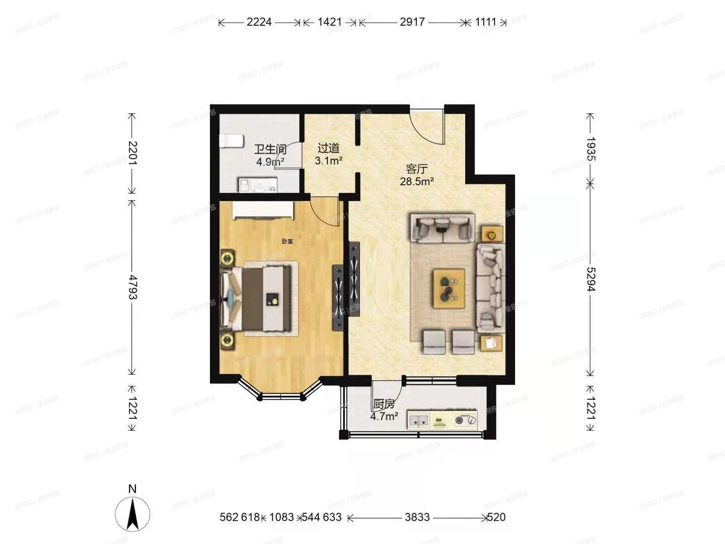 丰台区 三星庄1号院6号楼3层3-302（三星庄园）