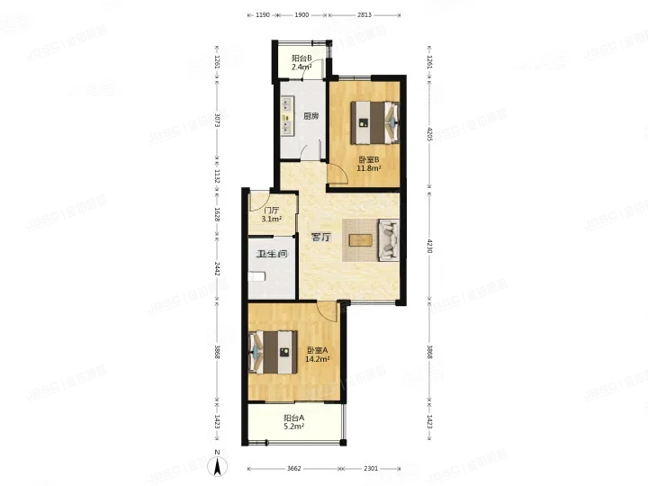 朝阳区 瑞祥里7号楼4层1单元401（瑞祥里）