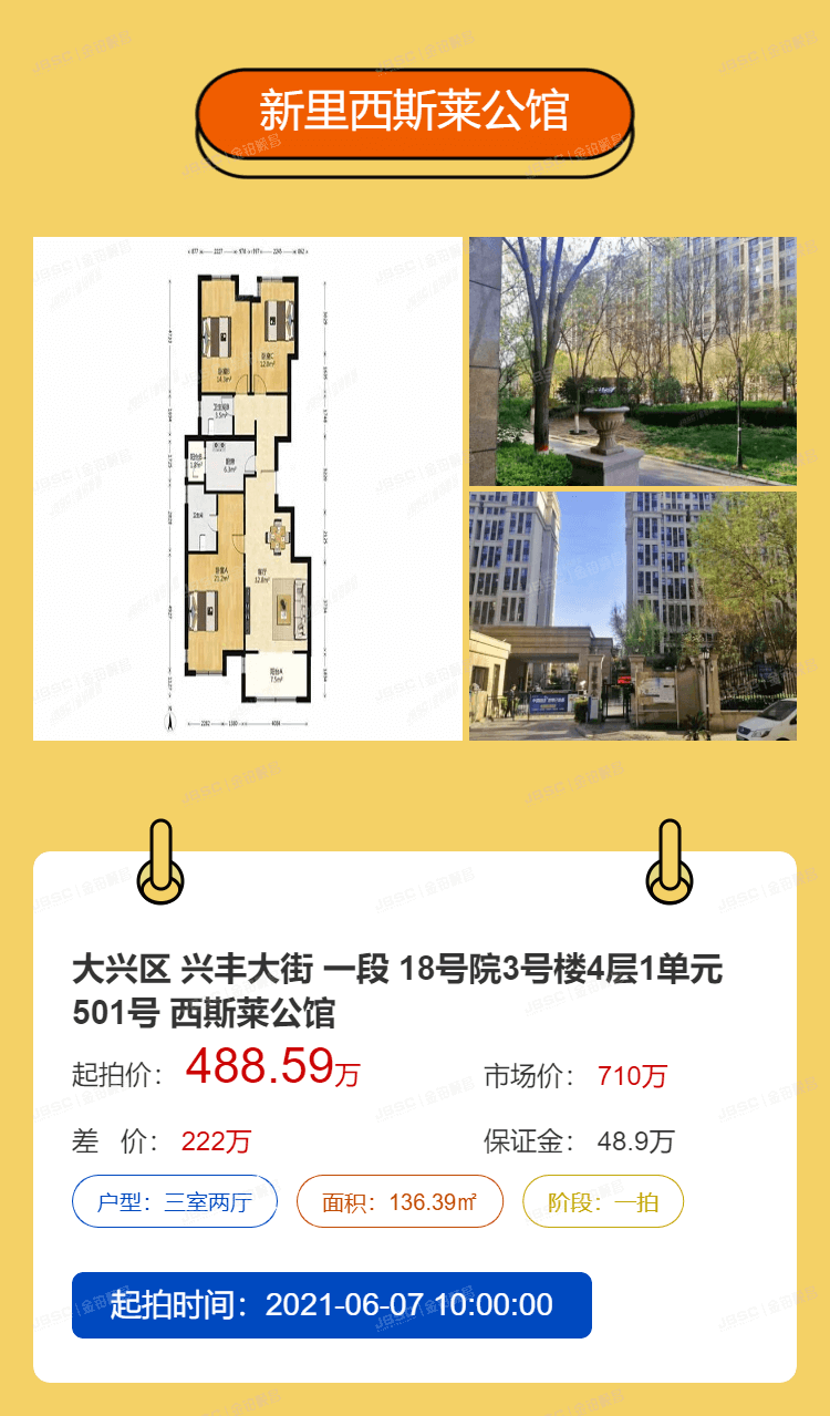 北京法拍热门房源重点推荐