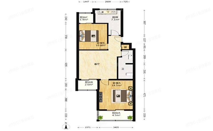 朝阳区 安翔里20号楼10层3-1002（安翔里社区）