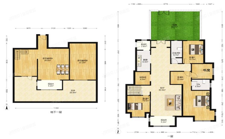 丰台区 云岗西路28号院山语城1区6号楼1单元101室+车位（山语城）