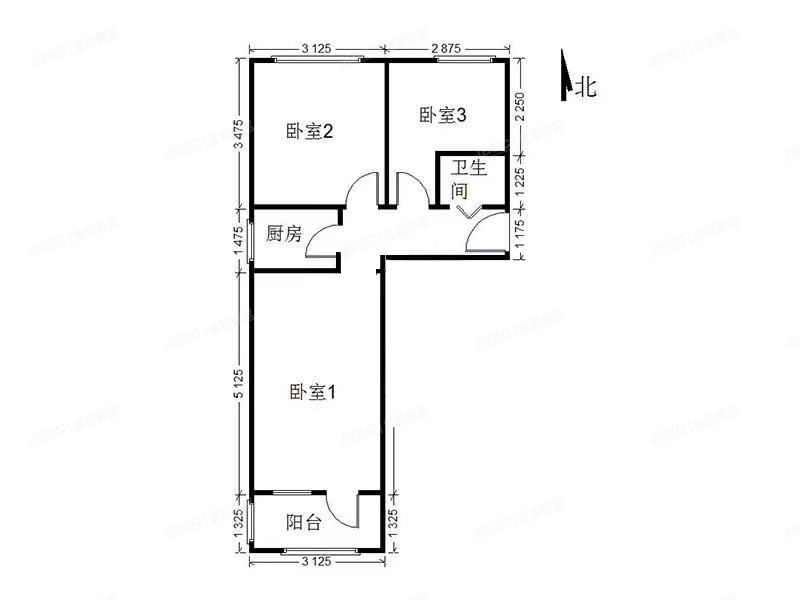 西城区 安德路75号楼5层2门503（安德路）房改房